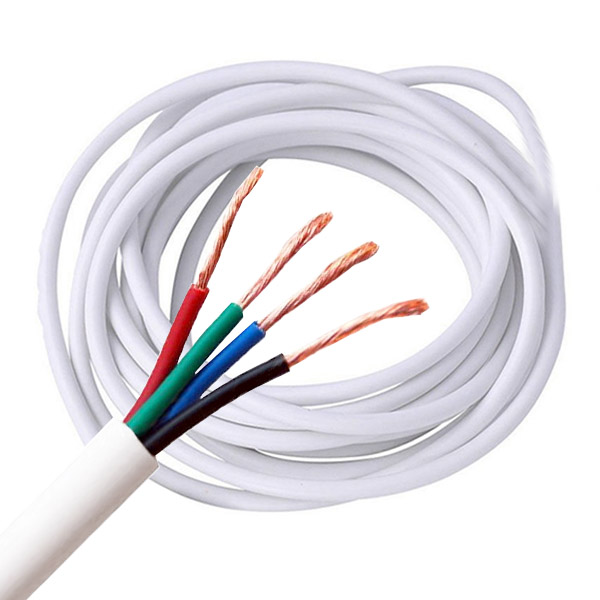 High-voltage 4pin waterproof wire connect power cord for high voltage led strip lights